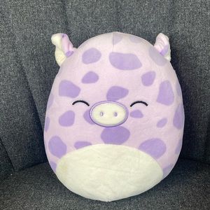 Squishmallows 8” Pammy Purple Pig - NWOT